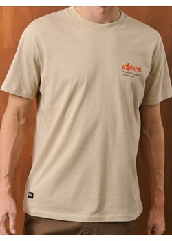 Sinsay - Koszulka z napisem - beżowy ze sklepu Sinsay w kategorii T-shirty męskie - zdjęcie 186221490
