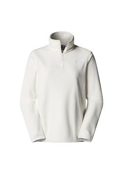 Bluza damska The North Face Glacier 1/4 Zip Fleece 0A8D2JQLI1 - biała ze sklepu streetstyle24.pl w kategorii Bluzy damskie - zdjęcie 186221583
