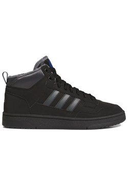 Buty męskie adidas Sportswear Rapid Court Mid Winterized JR0170 - czarne ze sklepu streetstyle24.pl w kategorii Trampki męskie - zdjęcie 186221584
