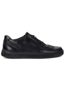 Buty męskie skóra naturalna OLIVIER 7142DT czarne ze sklepu butyolivier w kategorii Półbuty męskie - zdjęcie 186222863