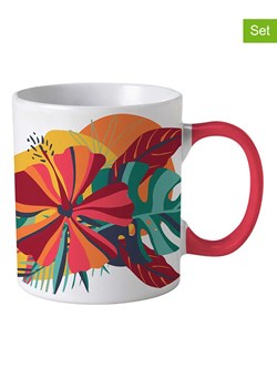 Garden Spirit Kubki (2 szt.) &quot;Paradis&quot; ze wzorem do kawy - 300 ml ze sklepu Limango Polska w kategorii Dzbanki i zaparzacze - zdjęcie 186223253