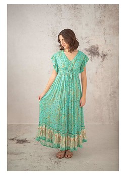 Lula Natura Sukienka w kolorze turkusowym ze sklepu Limango Polska w kategorii Sukienki - zdjęcie 186223354