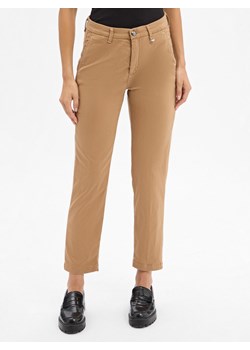 MAC Spodnie - Chino Kobiety Lyocell wielbłądzi jednolity ze sklepu vangraaf w kategorii Spodnie damskie - zdjęcie 186224344