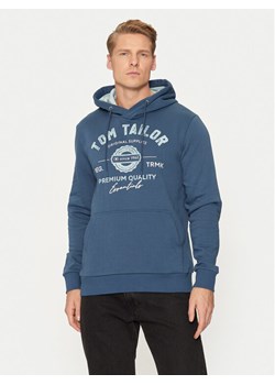 Tom Tailor Bluza 1043292 Niebieski Regular Fit ze sklepu MODIVO w kategorii Bluzy męskie - zdjęcie 186225940