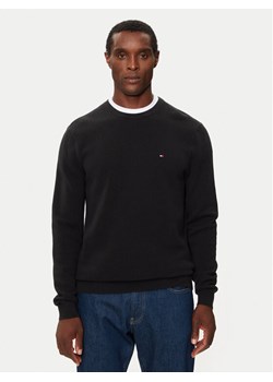 Tommy Hilfiger Sweter Essential MW0MW36347 Czarny Regular Fit ze sklepu MODIVO w kategorii Swetry męskie - zdjęcie 186226040