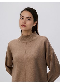 Reserved - Sweter z domieszką wełny - brązowy ze sklepu Reserved w kategorii Swetry damskie - zdjęcie 186227822