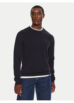 Tommy Hilfiger Sweter MW0MW36347 Granatowy Regular Fit ze sklepu MODIVO w kategorii Swetry męskie - zdjęcie 186229644