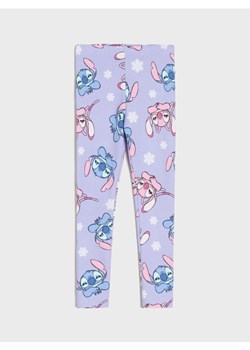 Sinsay - Bawełniane legginsy ze wzorem Stitch - różowy ze sklepu Sinsay w kategorii Spodnie dziewczęce - zdjęcie 186231533