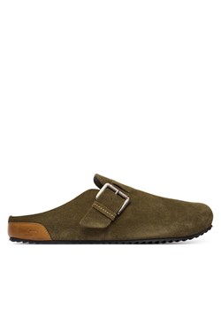 Klapki Pepe Jeans Corby Clog M PMS90123 Khaki ze sklepu eobuwie.pl w kategorii Klapki męskie - zdjęcie 186233202