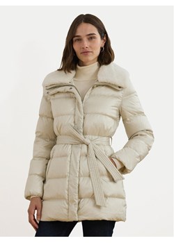 LAUREN RALPH LAUREN Płaszcz zimowy 297957500002 Écru Regular Fit ze sklepu MODIVO w kategorii Kurtki damskie - zdjęcie 186233222