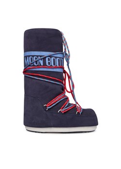 Moon Boot Śniegowce Mb Icon Suede Laces 80D1403050 Granatowy ze sklepu MODIVO w kategorii Buty zimowe dziecięce - zdjęcie 186233262