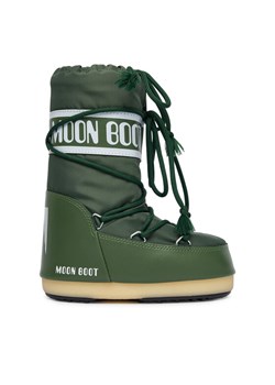 Śniegowce Moon Boot Mb Icon Nylon 80D1400440 S Zielony ze sklepu eobuwie.pl w kategorii Buty zimowe dziecięce - zdjęcie 186233403