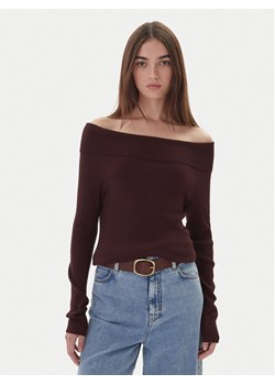 Kontatto Sweter 3M0813C Brązowy Regular Fit ze sklepu MODIVO w kategorii Swetry damskie - zdjęcie 186233432