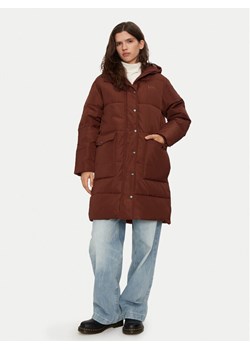 Lee Płaszcz zimowy 112355178 Brązowy Relaxed Fit ze sklepu MODIVO w kategorii Kurtki damskie - zdjęcie 186233452