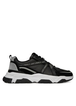 Sneakersy Just Cavalli 79QA3SH5 ZPB66 Czarny ze sklepu eobuwie.pl w kategorii Buty sportowe męskie - zdjęcie 186233460