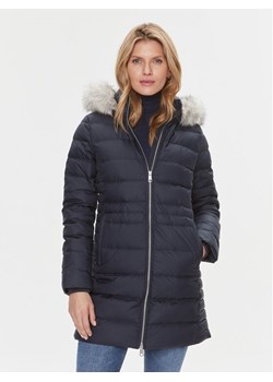 Tommy Hilfiger Płaszcz zimowy Tyra WW0WW39747 Granatowy Regular Fit ze sklepu MODIVO w kategorii Kurtki damskie - zdjęcie 186233630