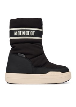 Śniegowce Moon Boot Jr Park Zip High Wp 80D3440080 D Czarny ze sklepu eobuwie.pl w kategorii Buty zimowe dziecięce - zdjęcie 186233890