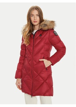 Blauer Płaszcz zimowy 24WBLDK03052 Czerwony Regular Fit ze sklepu MODIVO w kategorii Kurtki damskie - zdjęcie 186233893