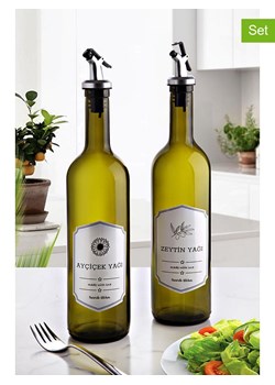 Violeta Home Dozowniki (2 szt.) w kolorze zielonym do oliwy - 750 ml ze sklepu Limango Polska w kategorii Naczynia - zdjęcie 186237821