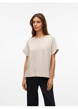Vero Moda Koszulka w kolorze beżowym ze sklepu Limango Polska w kategorii Bluzki damskie - zdjęcie 186238043