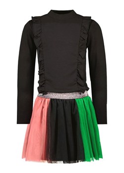 B.Nosy Sukienka &quot;Dani&quot; w kolorze czarno-jasnoróżowo-zielonym ze sklepu Limango Polska w kategorii Sukienki dziewczęce - zdjęcie 186240594