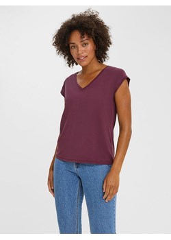 Vero Moda Koszulka w kolorze fioletowym ze sklepu Limango Polska w kategorii Bluzki damskie - zdjęcie 186240951