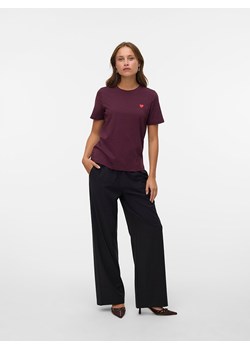 Vero Moda Koszulka w kolorze bordowym ze sklepu Limango Polska w kategorii Bluzki damskie - zdjęcie 186240972
