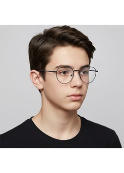 Okulary zerówki lenonki oprawki korekcyjne medium M294F granatowe ze sklepu Stylion w kategorii Oprawki do okularów męskich - zdjęcie 186242160
