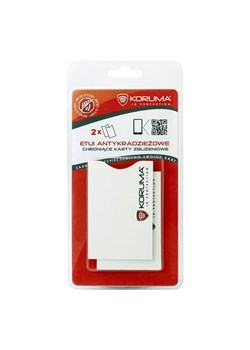 Etui antykradzieżowe blokujące karty zbliżeniowe (2 sztuki w blistrze) ze sklepu Koruma ID Protection w kategorii Etui - zdjęcie 186242514