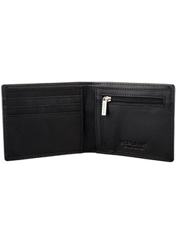 Cienki portfel męski skórzany typu SLIM (Czarny) ze sklepu Koruma ID Protection w kategorii Portfele męskie - zdjęcie 186242612