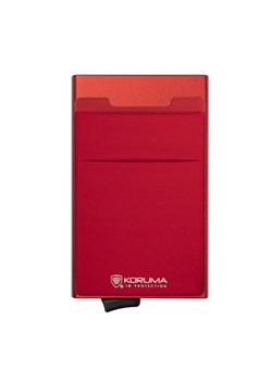 Aluminiowy portfel z wysuwanymi kartami i ochroną kart zbliżeniowych (Czerwony) ze sklepu Koruma ID Protection w kategorii Etui - zdjęcie 186242704