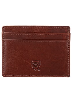Skórzane etui antykradzieżowe na karty zbliżeniowe (brąz) ze sklepu Koruma ID Protection w kategorii Etui - zdjęcie 186242744