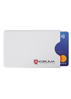 Plastikowe etui antykradzieżowe RFID na kartę plastikową (biały) ze sklepu Koruma ID Protection w kategorii Etui - zdjęcie 186242773