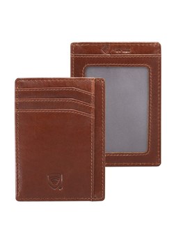 Skórzane etui na karty zbliżeniowe RFID (Brązowy) ze sklepu Koruma ID Protection w kategorii Etui - zdjęcie 186242784