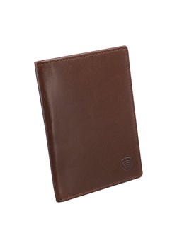 Cienki Skórzany portfel RFID na dowód rejestracyjny do marynarki (Brąz) ze sklepu Koruma ID Protection w kategorii Portfele męskie - zdjęcie 186243060