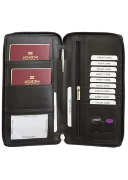 Organizer podróżny dla całej rodziny (Czarny) - SMART RFID BLOCK ze sklepu Koruma ID Protection w kategorii Etui - zdjęcie 186243403