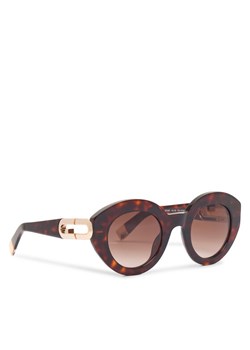 Okulary przeciwsłoneczne Furla WD00157 A.0116 Brązowy ze sklepu eobuwie.pl w kategorii Okulary przeciwsłoneczne damskie - zdjęcie 186245014