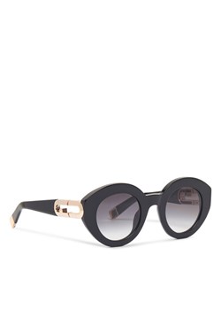 Okulary przeciwsłoneczne Furla WD00157 A.0116 CN O6000 Czarny ze sklepu eobuwie.pl w kategorii Okulary przeciwsłoneczne damskie - zdjęcie 186245062