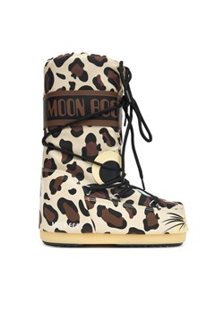 Śniegowce Moon Boot Mb Icon Animal 80D3400300 Brązowy ze sklepu eobuwie.pl w kategorii Buty zimowe dziecięce - zdjęcie 186245082