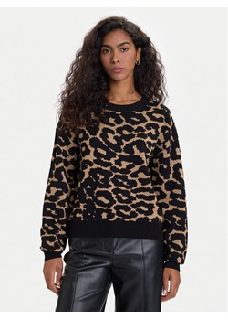 Vero Moda Sweter Siljeanimal 10330808 Brązowy Regular Fit ze sklepu MODIVO w kategorii Swetry damskie - zdjęcie 186245414