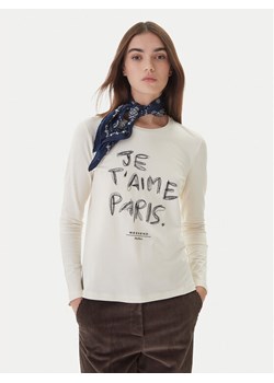 Weekend Max Mara Bluzka Renoir 2525946032 Écru Regular Fit ze sklepu MODIVO w kategorii Bluzki damskie - zdjęcie 186245421