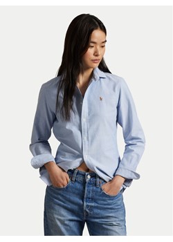 Polo Ralph Lauren Koszula 211891377001 Niebieski Regular Fit ze sklepu MODIVO w kategorii Koszule damskie - zdjęcie 186245463