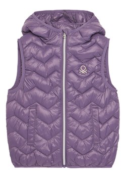 United Colors Of Benetton Kamizelka 21INCJ00Q Fioletowy Regular Fit ze sklepu MODIVO w kategorii Kamizelki dziewczęce - zdjęcie 186245484