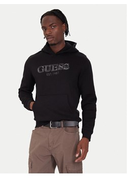 Guess Bluza M5BQ36 K9Z21 Czarny Regular Fit ze sklepu MODIVO w kategorii Bluzy męskie - zdjęcie 186245493