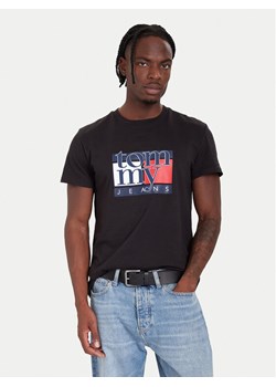 Tommy Jeans T-Shirt DM0DM21977 Czarny Regular Fit ze sklepu MODIVO w kategorii T-shirty męskie - zdjęcie 186245540