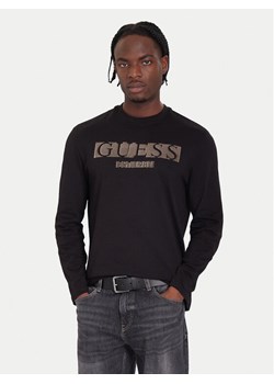 Guess Longsleeve M5BI10 K8FQ4 Czarny Regular Fit ze sklepu MODIVO w kategorii T-shirty męskie - zdjęcie 186245572