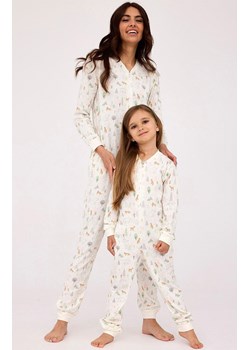 Piżama jednoczęściowa kombinezon damski 107/374 Forest, Kolor ecru-wzór, Rozmiar XL, Cornette ze sklepu Primodo w kategorii Piżamy damskie - zdjęcie 186246254