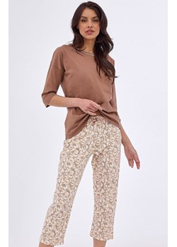 Bawełniana piżama 792/397 Ines, Kolor beżowo-brązowy, Rozmiar M, Cornette - id: 191363 - marki Cornette - 186246271 Bawełniana piżama 792/397 Ines, Kolor beżowo-brązowy, Rozmiar M, Cornette ze sklepu Primodo w kategorii Piżamy damskie - zdjęcie 186246271