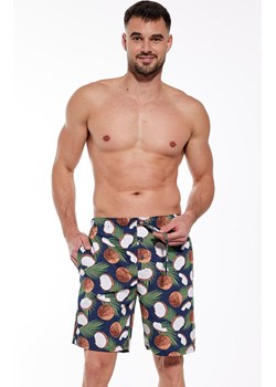 Krótkie spodenki piżamowe męskie 698/11, Kolor granatowy-wzór, Rozmiar S, Cornette ze sklepu Primodo w kategorii Majtki męskie - zdjęcie 186246291