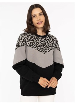 Zwillingsherz Bluza &quot;Konny&quot; w kolorze czarno-szarym ze sklepu Limango Polska w kategorii Bluzy damskie - zdjęcie 186247054